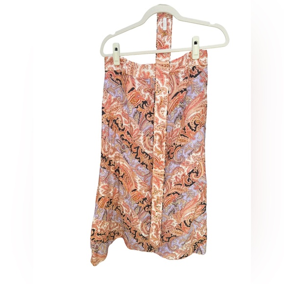 Zimmermann Wild Botanica Paisley-print Belted Linen Skirt - Picture 6 of 12